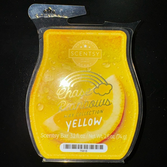 Scentsy Chase Rainbows Yellow Wax Bar - Picture 2 of 4